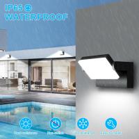 Apliques LED 60W Pared Exterior Interior 360 °   Rotación Negra Lámpara de Pared para Entrada Terraza Pasillo Focos LED Exterior 5000 Lumen Blanco Cálido 3000K Impermeable - details 18