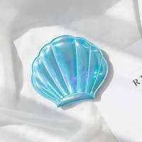 Espejo cosmético de concha colorida, bolsillo plegable portátil de doble cara, accesorios de maquillaje Kawaii - details 0