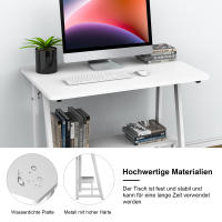 Rcynview Mesa de Oficina Moderna - Madera y Marco de Metal Z - Ideal para Dormitorio o Oficina - Producto de Alta Calidad - details 6