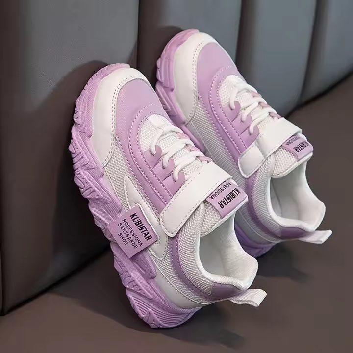 Zapatos deportivos para niños Zapatos para correr casuales para niños y niñas Zapatillas deportivas de moda transpirables de malla de aire Primavera Verano Antideslizante Suave - 1