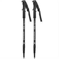 Bastón de Trekking para campistas y excursionistas, ultraligero, plegable, absorbente de golpes, ajustable y de fácil agarre - details 3