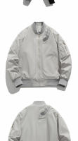 Chaqueta de béisbol Retro americana para hombre, chaqueta de piloto suelta de alta gama, otoño - details 2