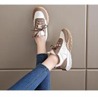 Zapatillas deportivas antideslizantes para niñas, zapatillas deportivas de golf para atletas, zapatillas deportivas para correr y caminar en rojo y marrón - details 7