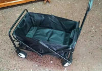 Carro de Mano Plegable Carrito de Playa y Transporte para Jardín Casa Almacén 4 Ruedas, todoterreno - details 4