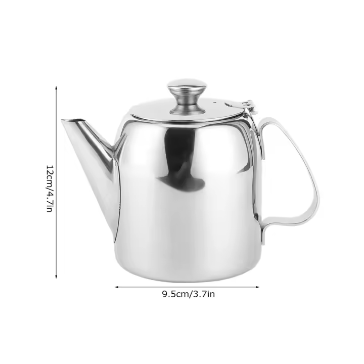 Tetera de acero inoxidable para el hogar Hervidor de agua fría de 500ml y 850ml con manguera corta - 1