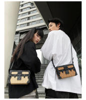 Bolso de caja Bolso cuadrado pequeño Tendencia de la moda de los hombres Bolso bandolera Otoño bolso de hombro para teléfono móvil - details 18