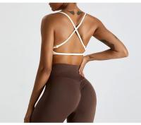 Conjunto de Yoga para Mujer Ropa Deportiva de Entrenamiento de Malla Transpirable Secado Rápido 2 Piezas Chaleco y Shorts para Correr y Modelar Espalda Material de Nylon - details 16
