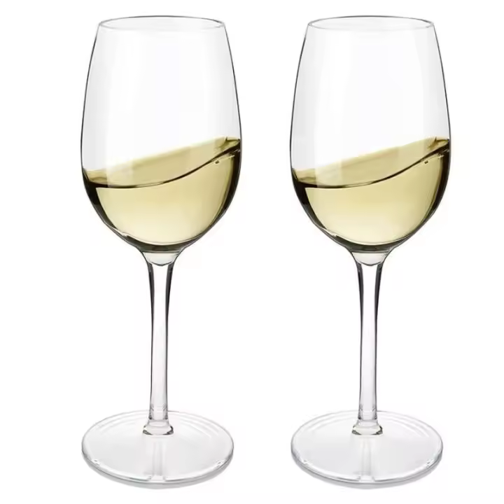 Copas de Vino de Plástico Tritan Unas 12.5 Oz Ideal para Celebraciones al Aire Libre, Bodas y Cumpleaños Paquete de 2/4 - 1