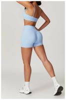 Pantalones Cortos de Yoga de Nylon Suave Cintura Alta para Entrenamiento y Ciclismo - details 20