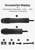 WEST BIKING-guardabarros delantero y trasero para bicicleta, alargador de 26/27, 5/29 pulgadas, accesorios de ciclismo - details 7