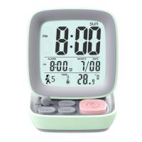 Reloj Digital compacto para niños, pantalla electrónica de temperatura de moda, 500mAh, 3 colores, pantalla grande - details 2