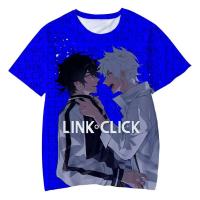 Animación k Click Camiseta de talla grande con estampado 3D para hombre, informal, Haruku, deportiva, de secado rápido, transpirable, manga corta - details 5