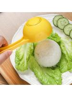 1pc-Rice Spoon,Non-stick DIY Rice Scoop Mold, Rice Ball Spoon, Half Round Rice Porridge Spoon, Kitchen Accessories - details 0