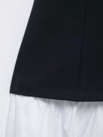 TRAFZA, vestido largo estilo vacaciones de verano para mujer, vestido negro blanco sin tirantes con cremallera, vestidos ajustados elegantes de nueva moda para mujer - details 11