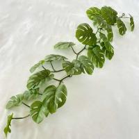 Boda falsa glicina plantas simuladas impresas en 3D, espalda de tortuga de plástico, hojas de manzana verde de bambú, decoración del hogar - details 33