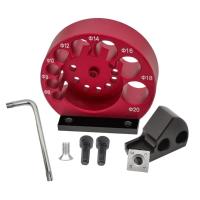 Plantilla para hacer pasadores resistente al desgaste, placa de pasador duradera portátil, taladro eléctrico de aleación de aluminio de alta dureza, pasador de fresado para carpintero - details 6