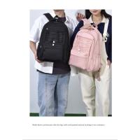 Mochila Escolar Casual Unisex Tela Oxford Resistente al Agua, Estructura Hexagonal Acolchada, Diseño Sencillo y Ligero para Estudiantes y Uso Diario - details 0