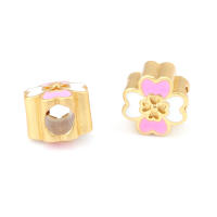 Pulseras de Brass Dorado Mate 4PCS Grande Agujero Abalorios para Hacer Joyas DIY - details 93