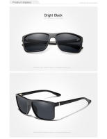 KINGSEVEN-Gafas de sol polarizadas TR90 para hombre y mujer, lentes cuadradas con espejo, accesorios - details 3
