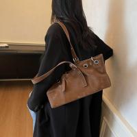 Bolso de mano de PU mate de estilo coreano, bolso de mano de Color sólido, bolso de gran capacidad, estilo étnico, paquetes de axilas de gran capacidad para viaje - details 3