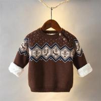 Abrigo de Pulóver de Lana con Dibujos Animados para Niños Cálido Abrigo Exterior para Otoño Invierno Moda Infantil - details 14