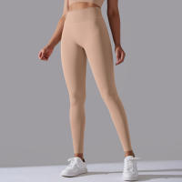 Hamidou-pantalones de Yoga sin costuras para mujer, ropa deportiva de Fitness, Leggings de cintura alta, pantalones de ejercicio para correr, 11 colores - details 28
