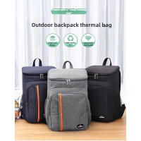 Mochila térmica impermeable, bolsa térmica gruesa de 20L, grande, aislada, de grado alimenticio, PEVA, escuela familiar, Picnic, refrigerador, bolsa de almuerzo - details 0