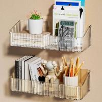 Estante cosmético de pared, sin necesidad de agujeros, raspador de plástico montado en la pared, organizador, accesorios de baño - details 1