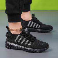 Zapatillas de deporte antideslizantes y transpirables para hombre: zapatillas informales y elegantes para actividades al aire libre de primavera/verano, jogging y entrenamiento en el parque - details 2