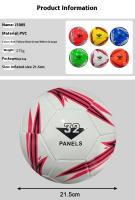 Balón de Fútbol Mikasa resistente al desgaste Grueso de PVC cosido a máquina Tamaño 5 - details 0