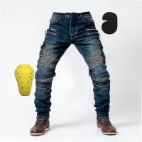 Pantalones vaqueros para hombre, equipo de protección, pantalones de moto para montar en turismo - details 5