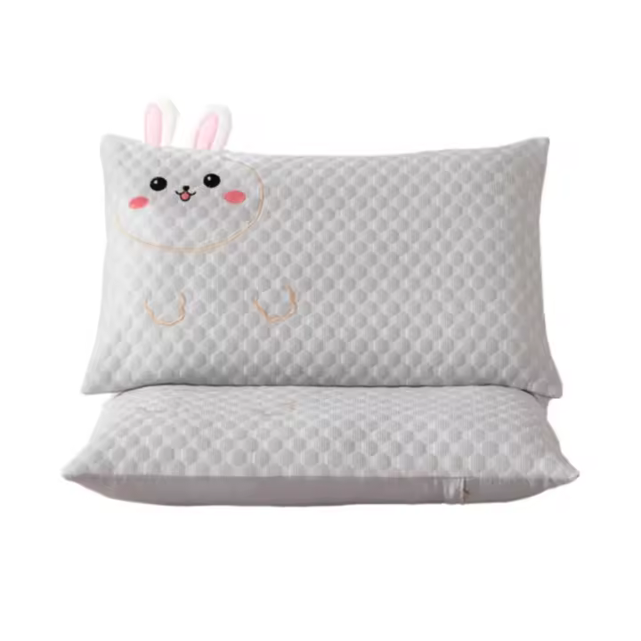 Funda de almohada con diseño de dibujos animados para verano, funda de almohada Rectangular con bordado de animales, funda de almohada refrescante con cremallera, 2 uds. - 1