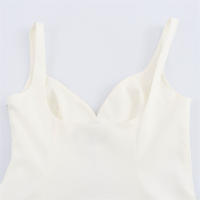 OUWU- 2025, Novedad De Verano, Producto, Vestido De Tirantes Con Pliegue Ancho Y Decoración De Cinturón Adelgazante A La Moda Para Mujer - details 9