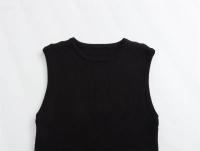 Conjunto de 2 piezas de falda para mujer, traje ajustado elástico de punto, elegante, a la moda, ocio, calle, vacaciones, verano - details 6