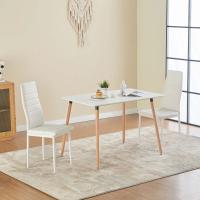 Sillas de Comedor Juego de 4 Sillas de Metal para Cocina, Silla de Mesa Comoda Silla con Asiento Tapizado, Negro - details 25