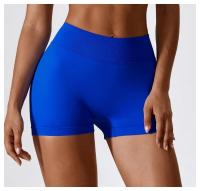 Shorts de Yoga de Cintura Alta Ajuste Ajustado para Abdomen y Cadera Material de Nylon - details 12