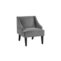 Sillón Dormitorio Butaca de Salón Silla de Recepción Tapizada en Piel Sintética Marrón Metal Oficina Capacidad 136 kg Marrón Oscuro - details 8