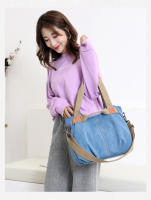 Bolso vintage de un hombro de mujer, bolso de lona de gran capacidad, bolso de mujer - moda - details 1