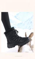 Botas de Nieve para Mujer Impermeables, Antideslizantes, Zapatos de Cordón Gruesos Talla Grande - details 5