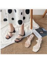 Elegantes Sandalias de Mujer con Tacones Cuadrados Zapatillas de Verano Moda 2025 - details 6