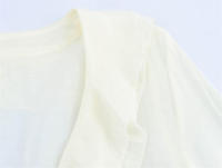 OUWU- Camisa De Manga Abombada Con Volantes Y Decoración En Capas Con Cuello En V, Versátil, Dulce, A La Moda, Estilo Europeo, Nueva - details 3