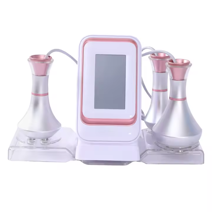 Dispositivo de belleza 3 en 1 para reducción de grasa, modelado y rejuvenecimiento de la piel, 220V, 80W, estándar europeo, máquina de cavitación 80K, ultrasonido - 1