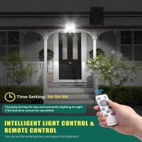 Foco solar exterior con mando a distancia,200W,gran panel solar y batería de gran capacidad 15000mAH.Luz solar LED,cable 2m, 6500K,para interior y jardín,patios,garajes o piscinas,2 piezas - details 4