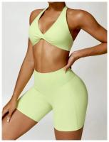 Mujeres Sexy belleza espalda gimnasio correr Push Up Yoga deportes sujetadores transpirable envuelto Yoga deportes sujetadores copa triangular ropa interior femenina - details 20