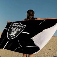 Las Vegas Raiders Beach para niños, baño personalizado, piscina, vacaciones, toalla de picnic, regalo de fiesta - details 11