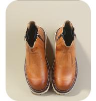 Botas de hombre de alta gama de cuero, botines Chelsea, zapatos altos de piel de vaca de capa superior - details 3