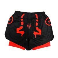 Conjunto de compresión de Anime, traje de Fitness para hombre, camisa de compresión 3D de secado rápido + pantalones cortos de gimnasio, ropa deportiva de entrenamiento para correr - details 6