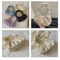 Bolso Bolso de bola de masa hervida de un hombro para mujer Bolso francés Bolso de nube de moda Bolso portátil plegable para las axilas - details 6