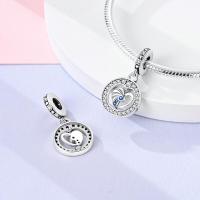 Colgante de cuentas con forma de corazón, pulsera de cuentas en forma de corazón con vórtice de amor plateado para fabricación de joyas, regalo del Día de San Valentín - details 2