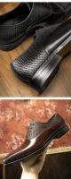 Waterdrop ofrece zapatos casuales planos de cuero genuino de alta calidad, zapatos con cordones suaves para hombres de nueva marca - details 6